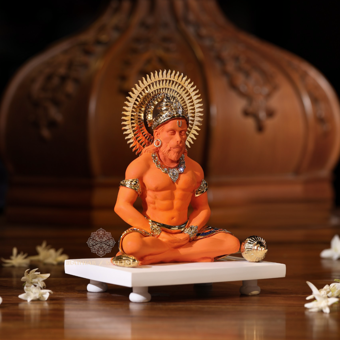 Meditating Hanuman