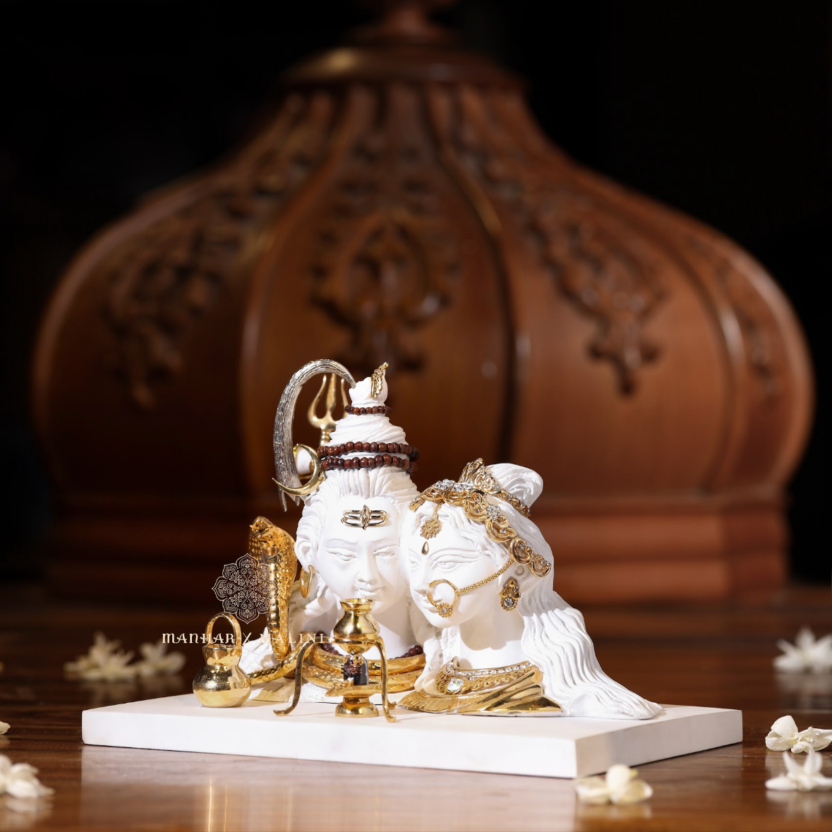 Shiv Paravati Bust