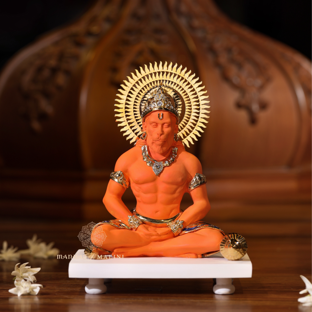 Meditating Hanuman