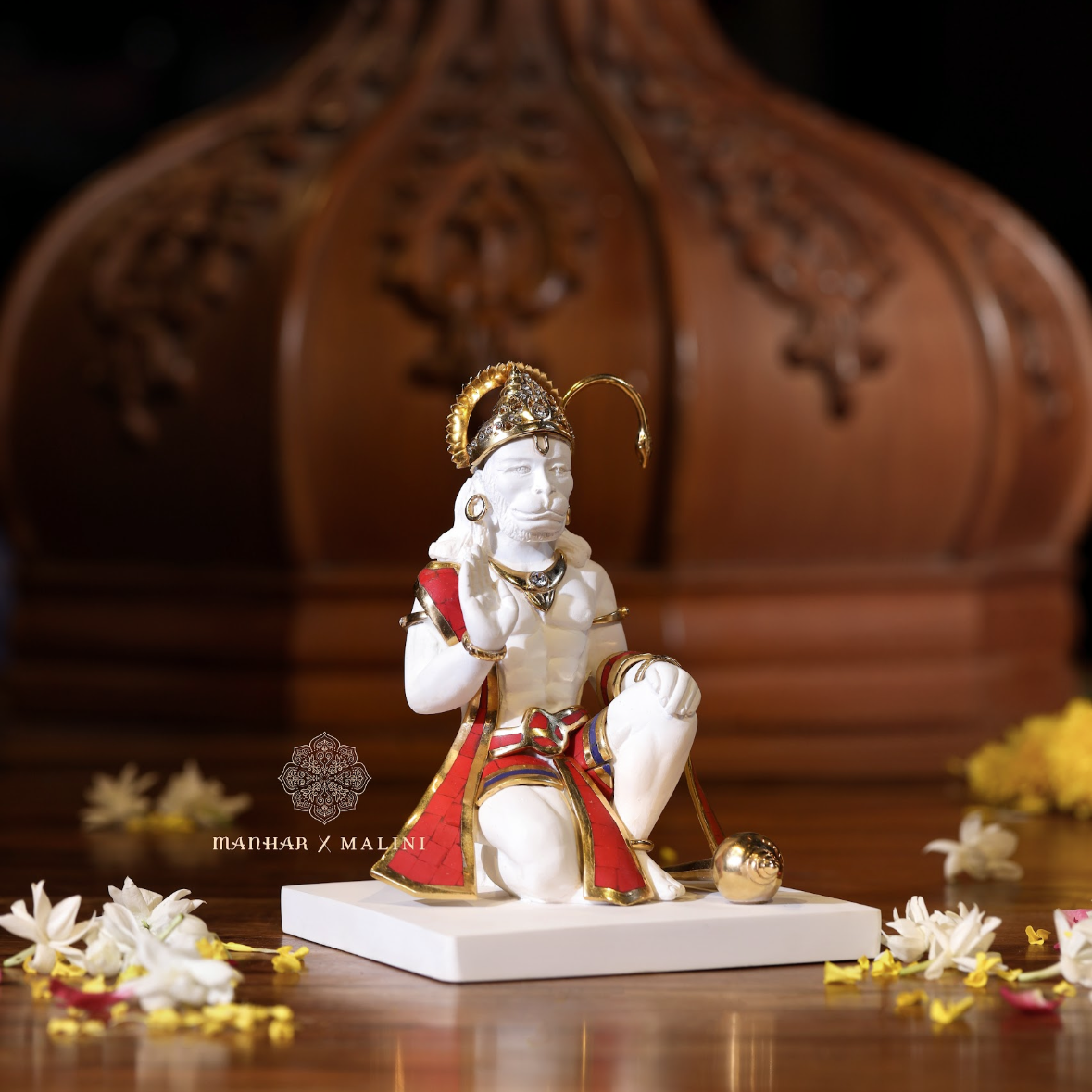Ashirwaad Hanuman (White)
