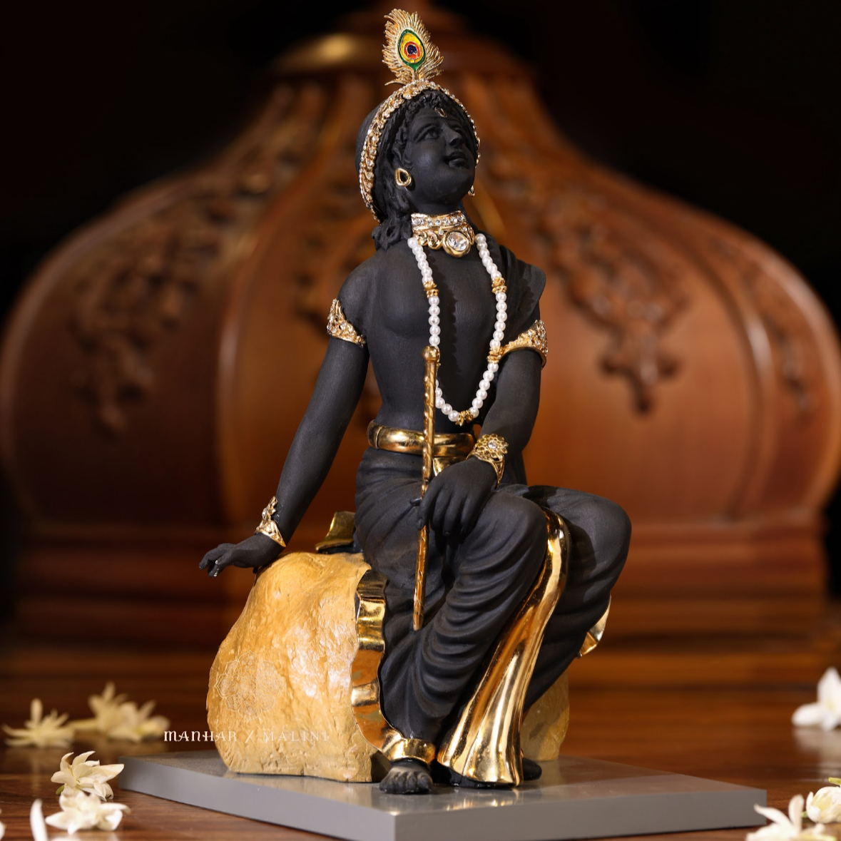 Sitting Krishna